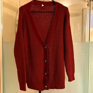 Pink blush maternity sweater